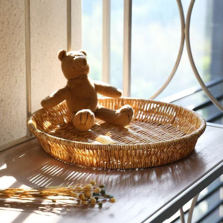 Handwoven Decorative Storage Tray Stornfield