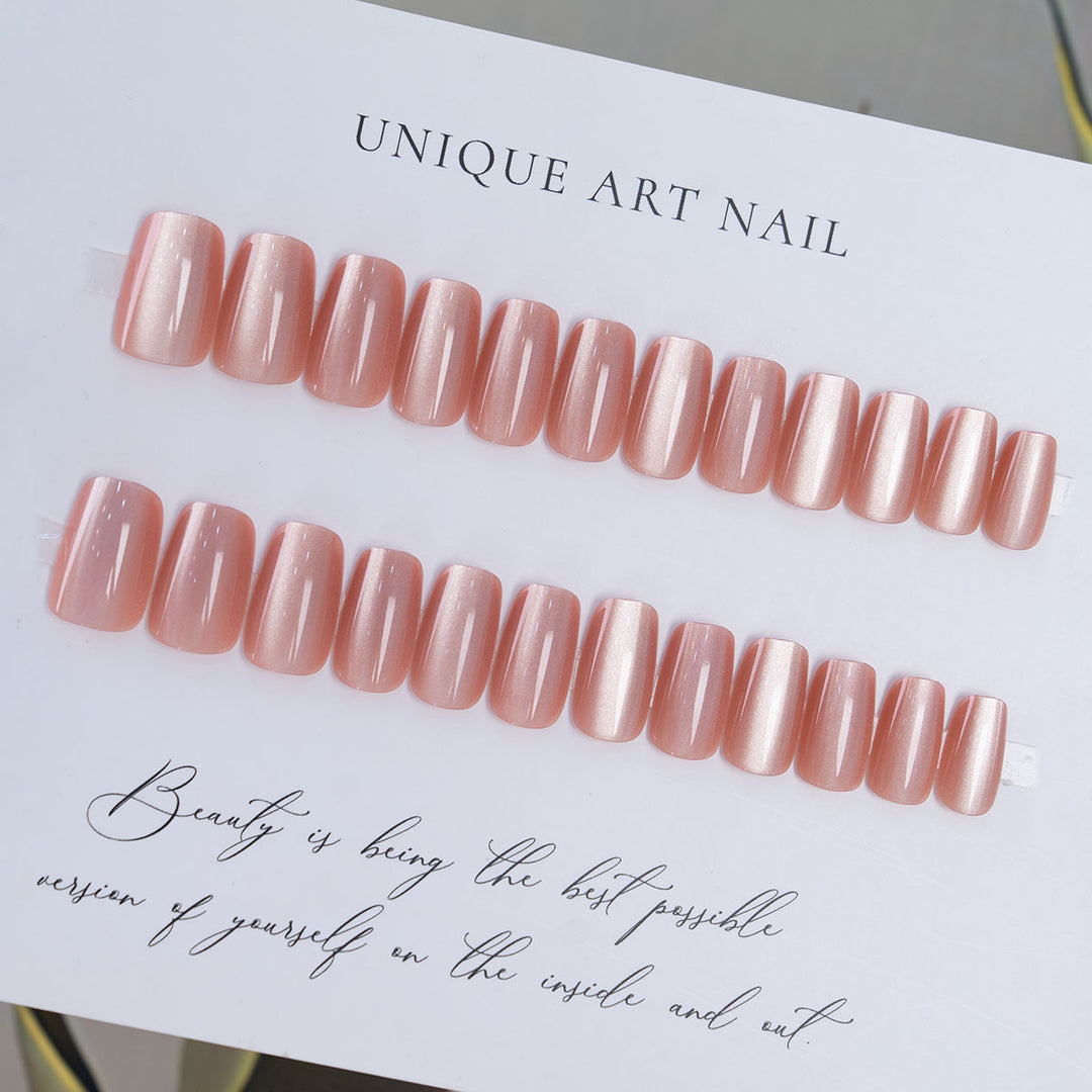 Glossy Press-On Nail Extensions