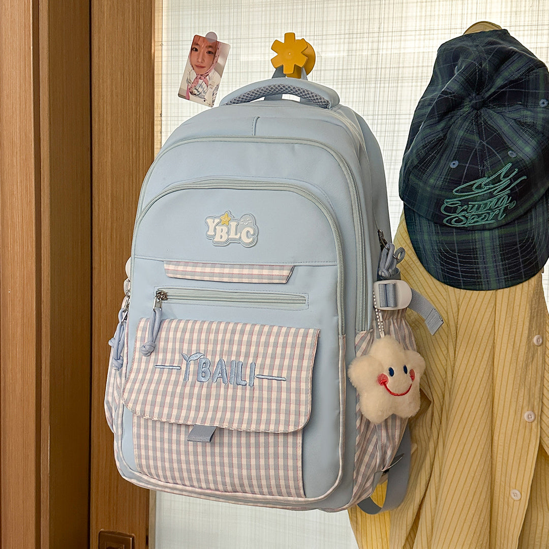 Stylish Checked Backpack Stornfield