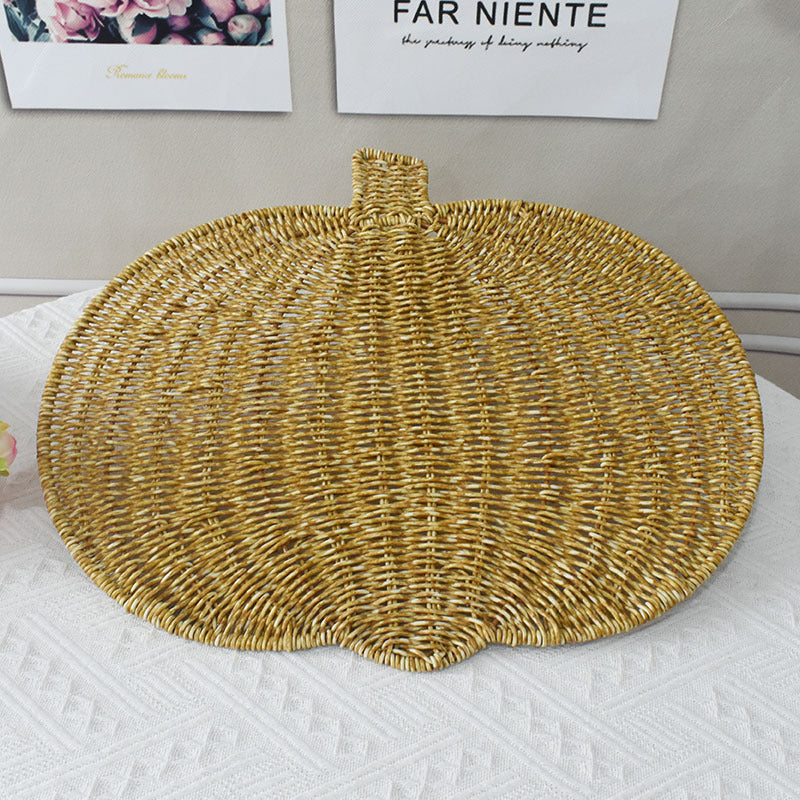 Decorative Woven Pumpkin Shaped Tray Stornfield