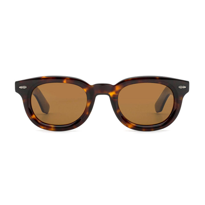 Ladies retro-inspired sunglasses with wide tortoiseshell frame and harmonious lenses Stornfield