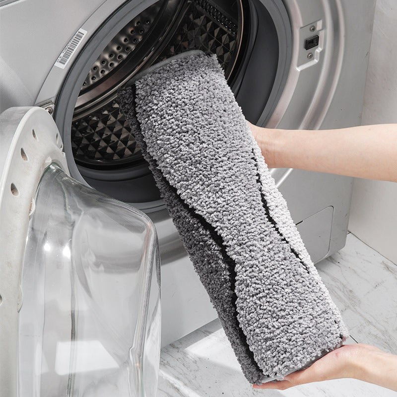 Textured Wave Pattern Bath Mat Stornfield