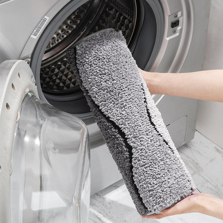 Textured Wave Pattern Bath Mat Stornfield