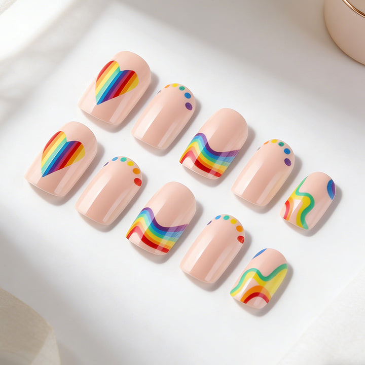 Artistic Rainbow Nail Art Set Stornfield