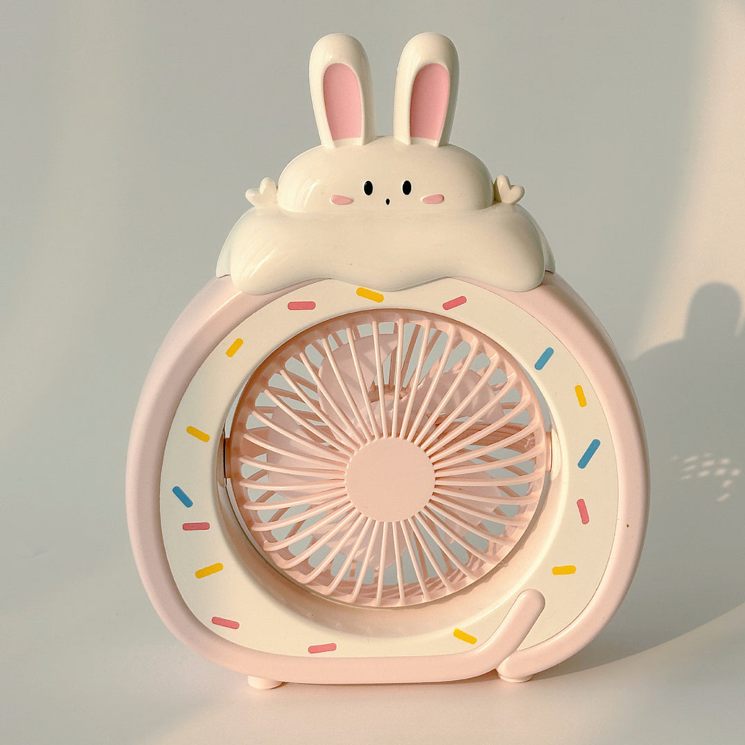 Ladies Portable Mini Fan with Cute Animal Design Stornfield