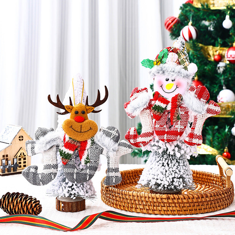 Cute Christmas tree ornament in snowman design Stornfield