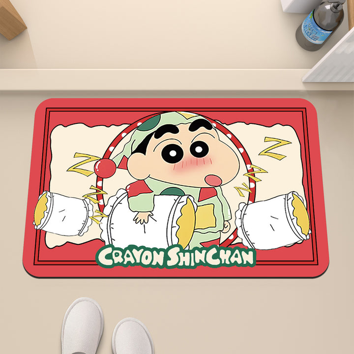 Cartoon Character Themed Bath Mat
