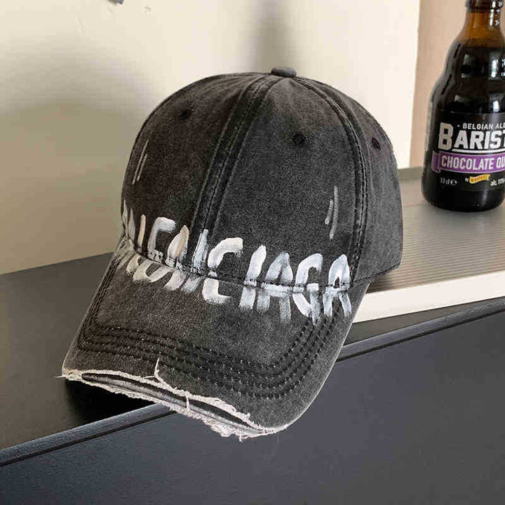 Unisex Distressed Graphic Dad Hat Stornfield