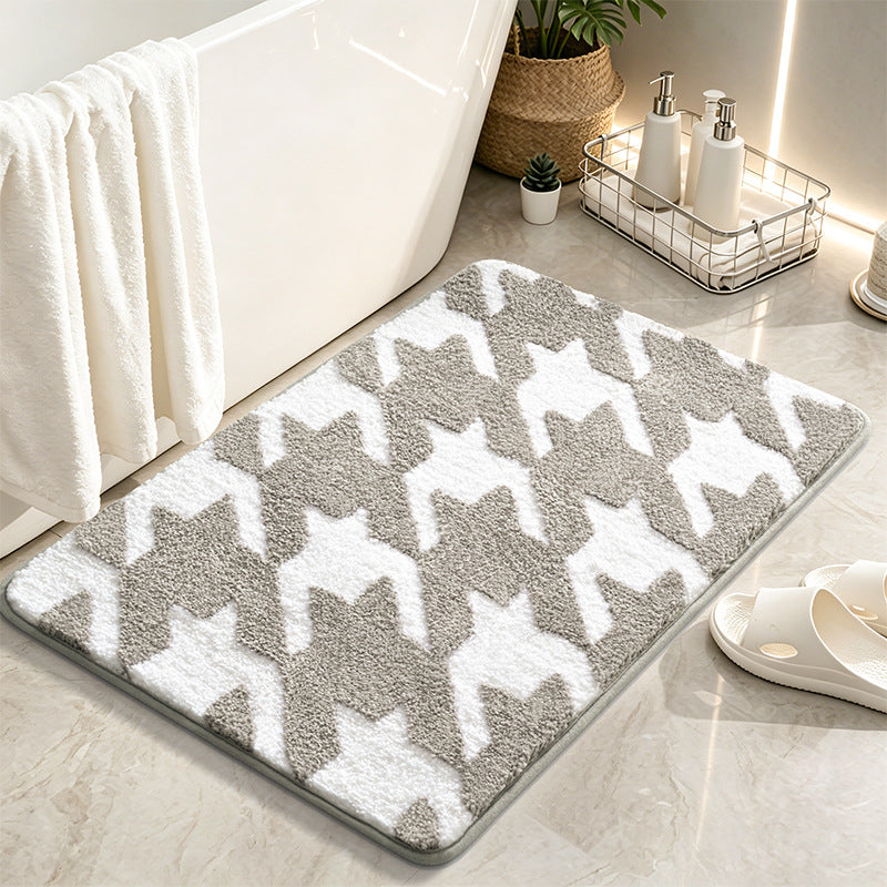 Stylish Geometric Bath Mat