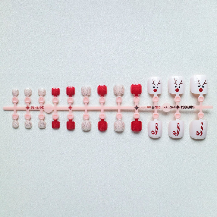 Creative Holiday-Themed Toe Nail Art