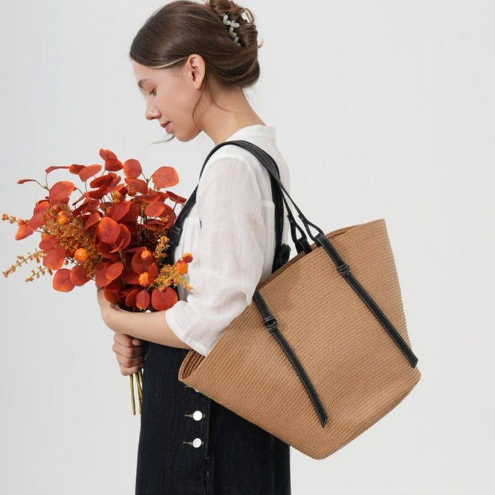 Tote bag in modern material mix Stornfield