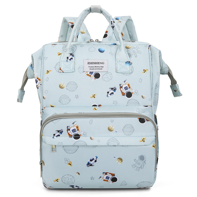 Cosmic-Themed Multi-Functional Diaper Backpack Stornfield