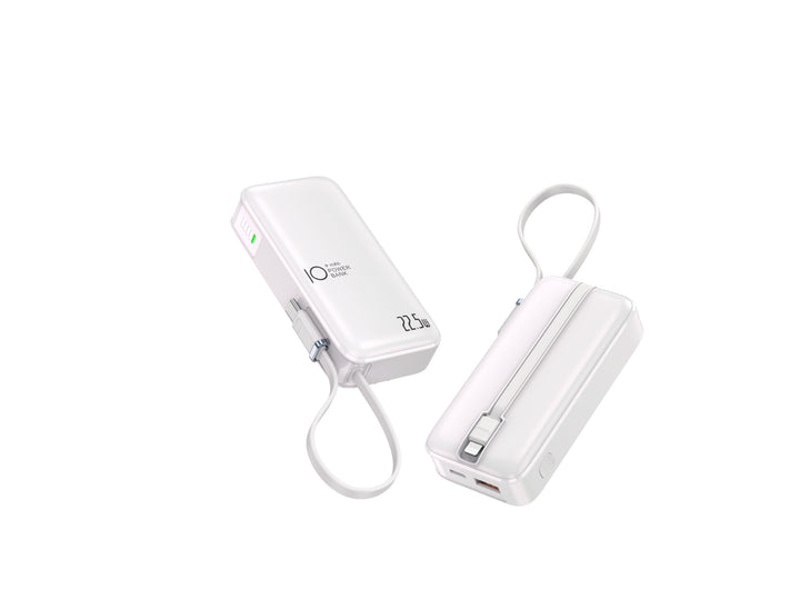 Portable power bank with fast USB-C charging function and integrated LED display Stornfield