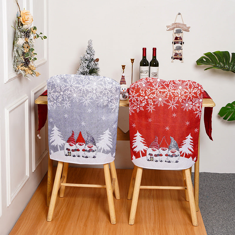 Festive chair covers with Christmas motifs Stornfield