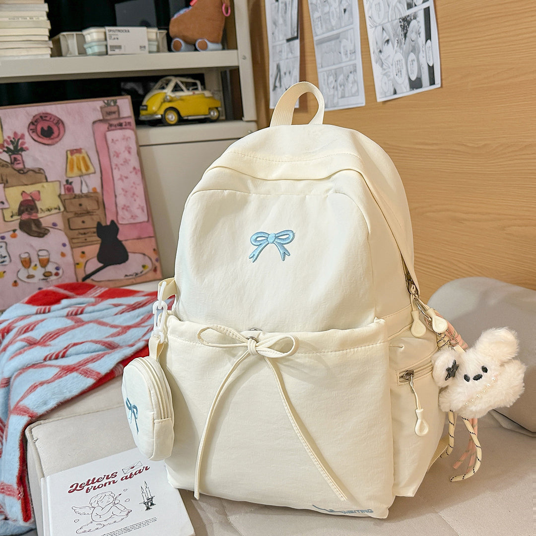 Backpack with Cute Appliqués and Multifunctional Design Stornfield