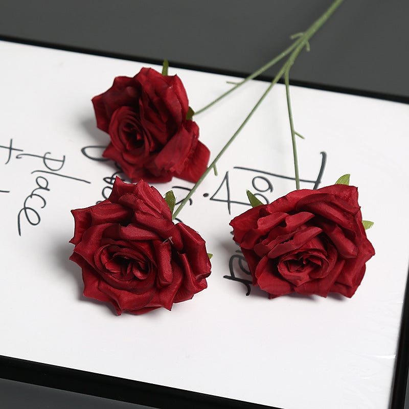 Decorative Faux Rose Stems for Home Decor