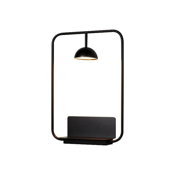 Contemporary Wall-Mounted Shelf Lamp