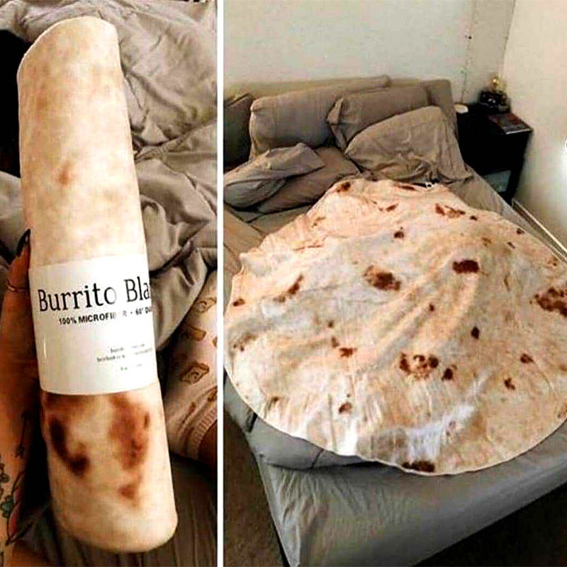 Food-Themed Fleece Blanket