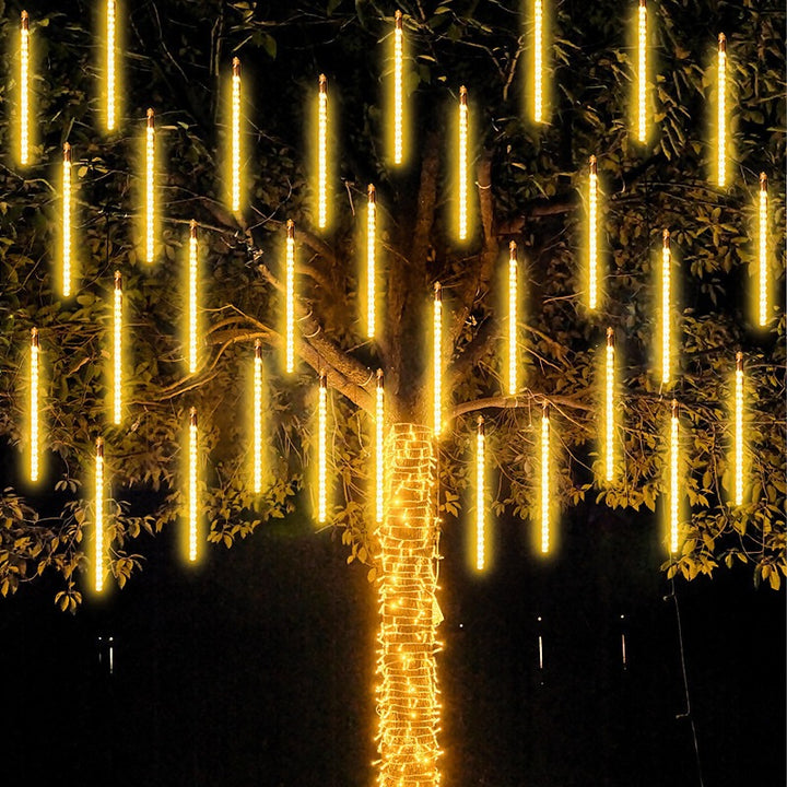 Outdoor Hanging Meteor Tube Lights For Trees Waterproof Cascading LED Rain Effect Stornfield