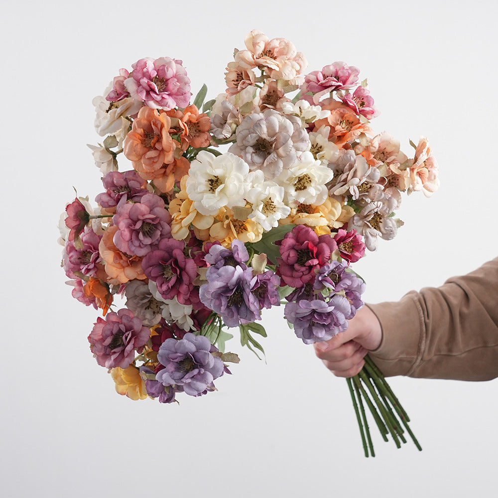 Realistic Multi-Textured Floral Bouquet