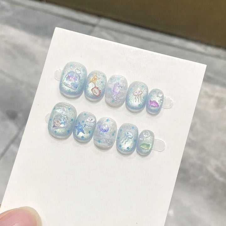 Artistic Reusable Press-On Nail Set