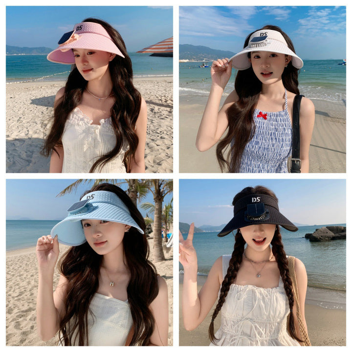 adjustable sun visor with integrated mini fan and UV protection Stornfield