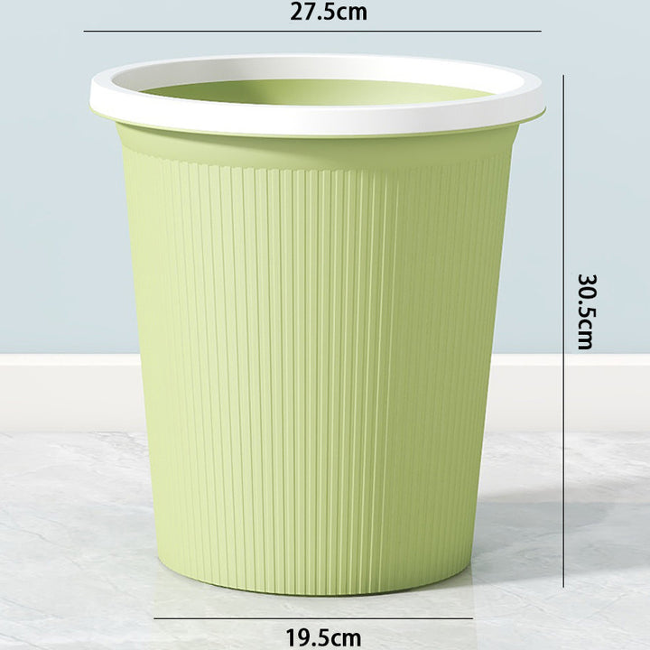 Ladies elegant and practical waste bin with ribbed surface Stornfield
