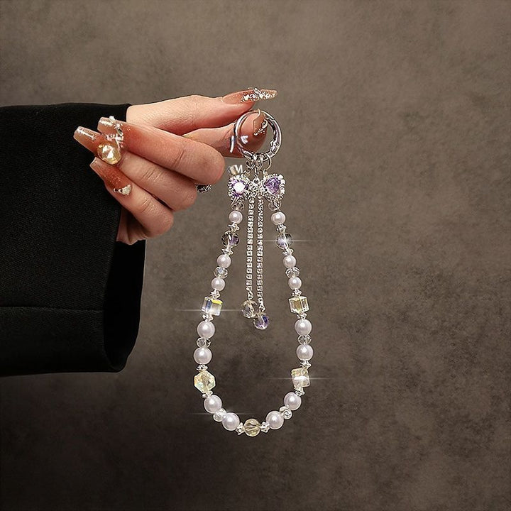 Elegant Multi-String Beaded Keychain Stornfield