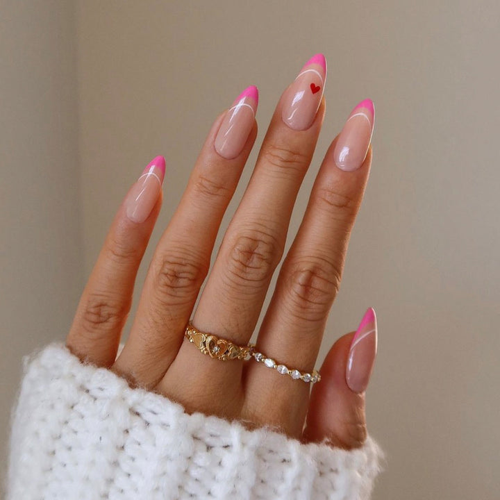 Artificial nail set with elegant French tips Stornfield