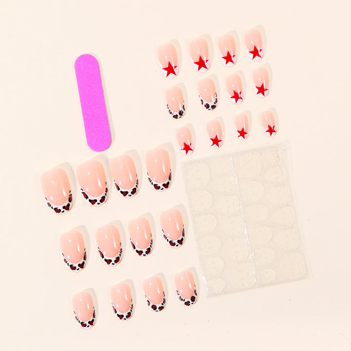 Chic Star and Animal Print Nail Art Set Stornfield