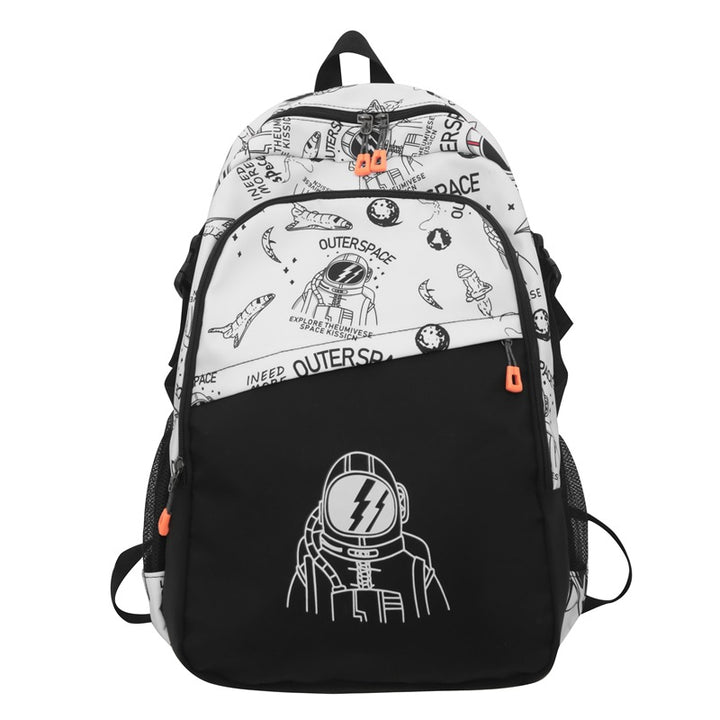 Adventure-Themed Graphic Backpack Stornfield