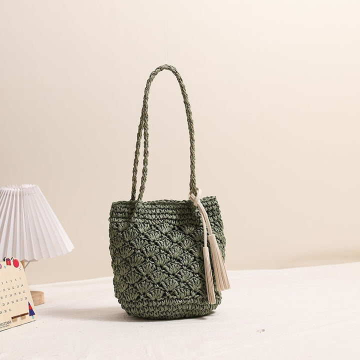 Hand-knotted macrame shoulder bag Stornfield