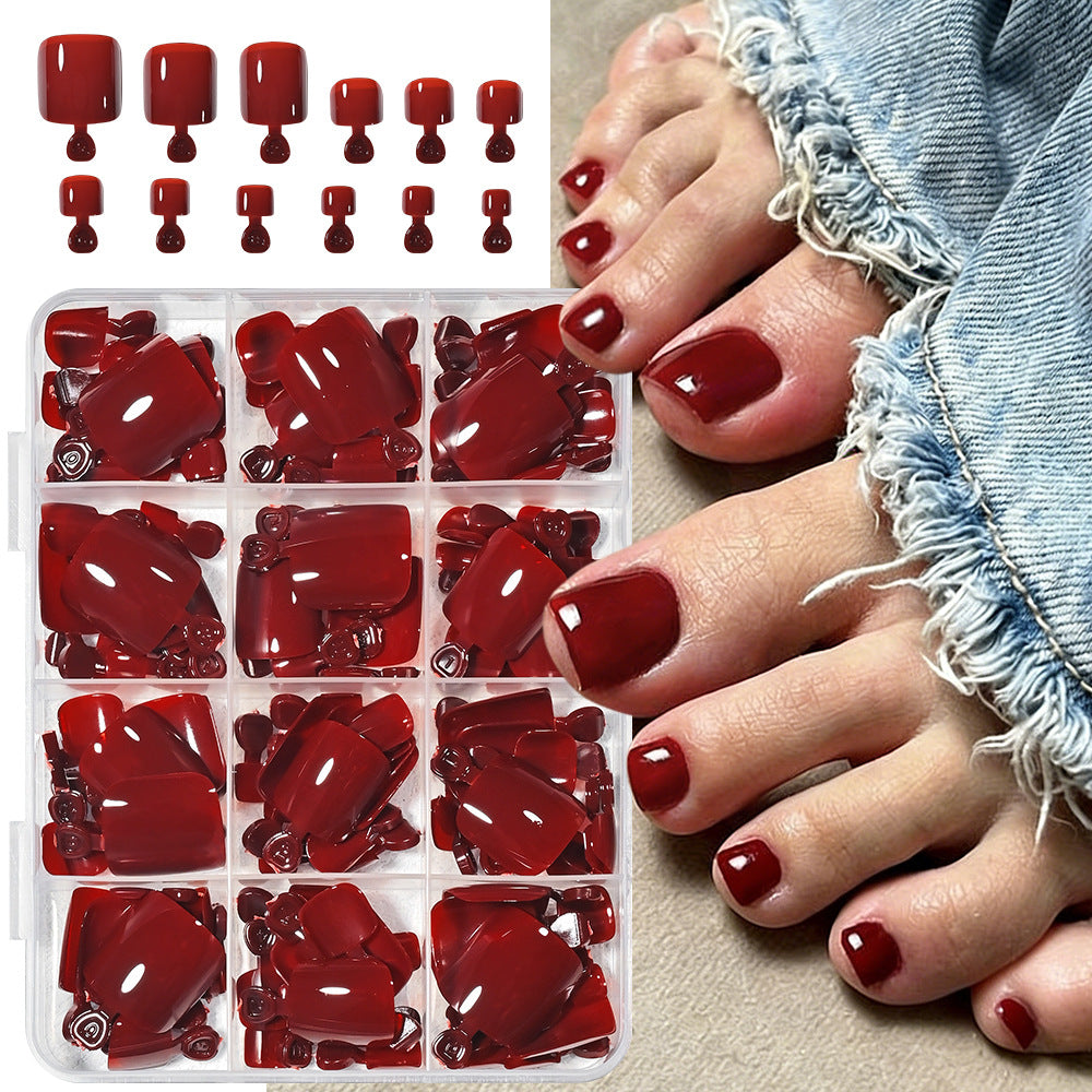 Premium Press-On Toenail Kit Stornfield