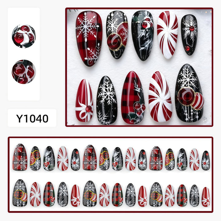 Christmas Art Nails in Festive Design Stornfield