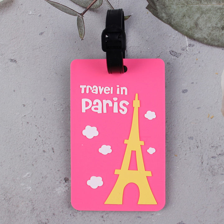 Paris-Themed Luggage Tag Stornfield