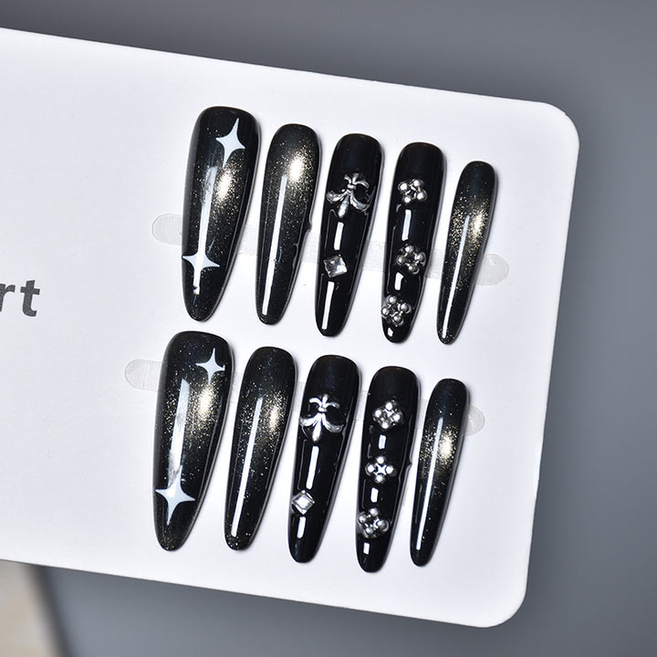Glamorous Decorative Press-On Nail Art Stornfield