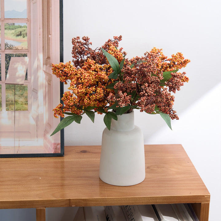 Lifelike Decorative Berry Floral Arrangement