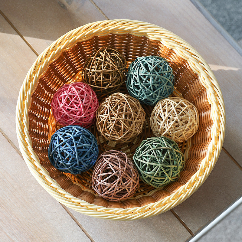 Unisex Handwoven Decorative Basket with Natural Shape Stornfield