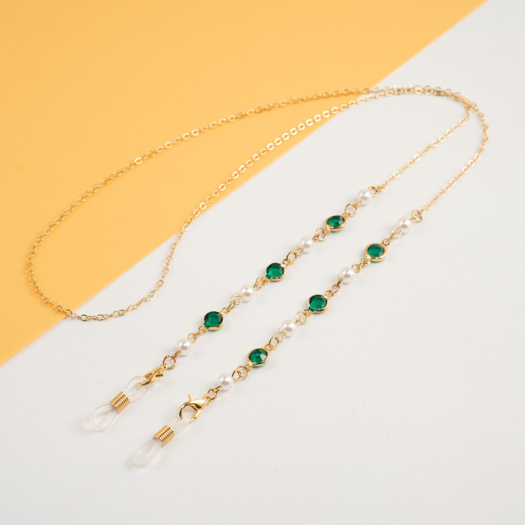 Pearl and Crystal Eyewear Chain Stornfield
