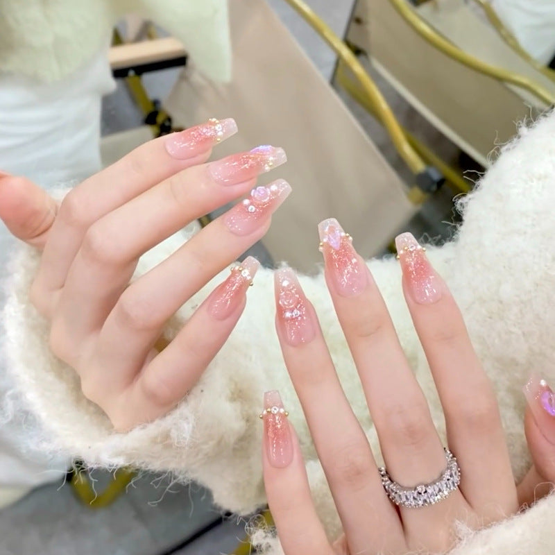 Elegant artificial nails with floral accents Stornfield