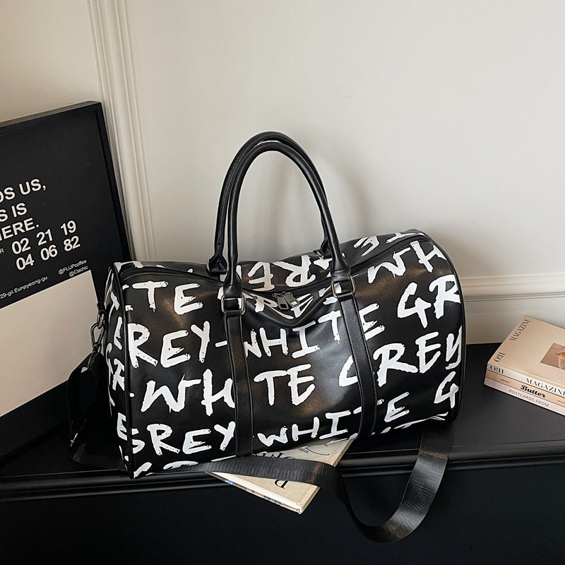 Stylish Graphic Print Duffle Bag Stornfield