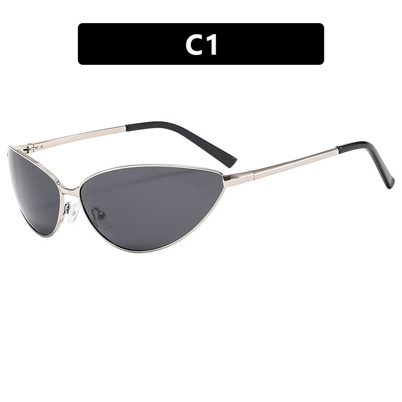 Women's Cat-Eye Sunglasses with Fashionable Metal Frame Stornfield