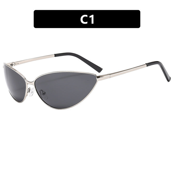 Women's Cat-Eye Sunglasses with Fashionable Metal Frame Stornfield