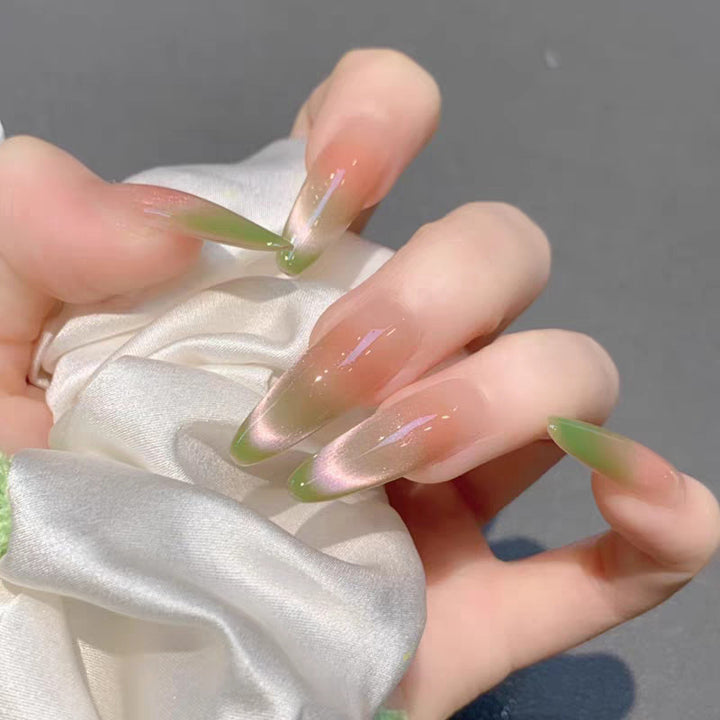 Artistic Almond-Shaped Press-On Nail Set Stornfield