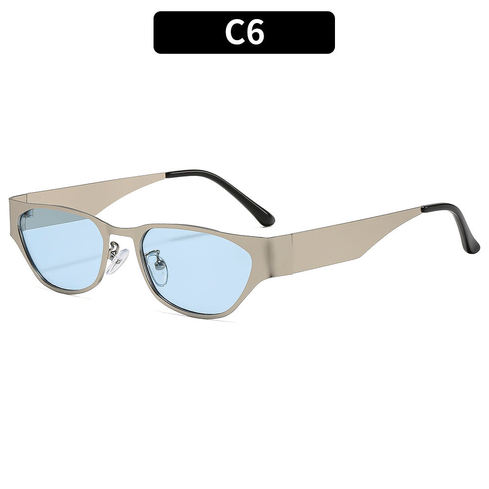 Angular Cat-Eye Sunglasses