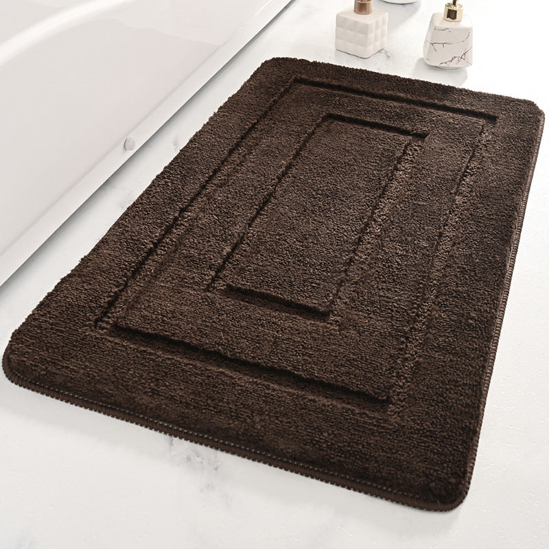 Plush Pile Bathroom Mat