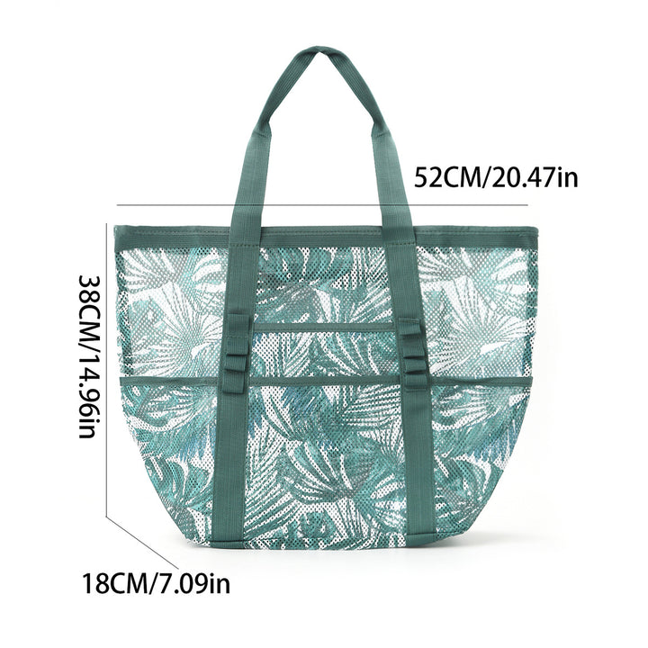 Practical Beach Bag in Airy Mesh Design Stornfield