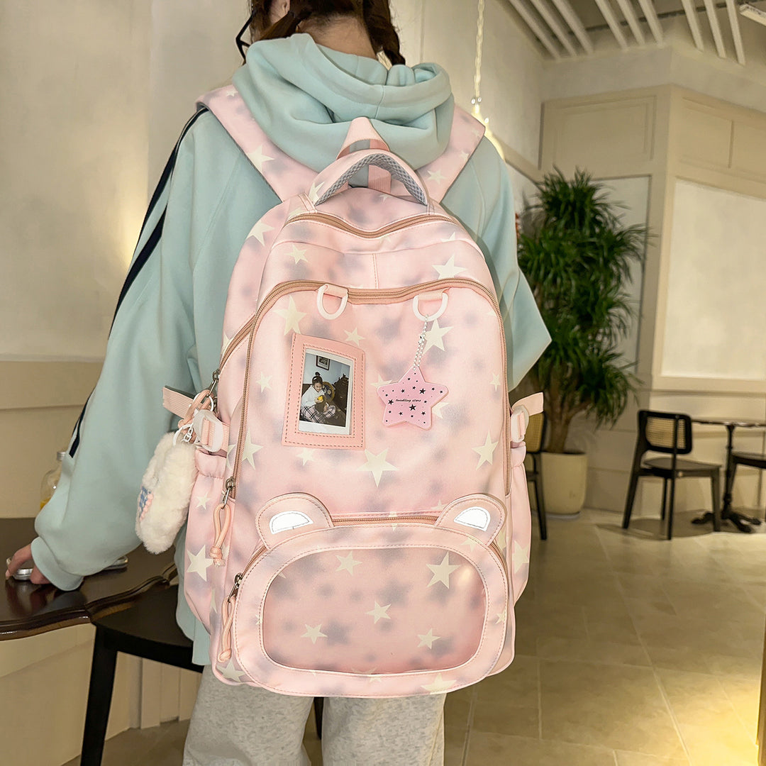 Backpack with Cute Applications and Thoughtful Storage Stornfield