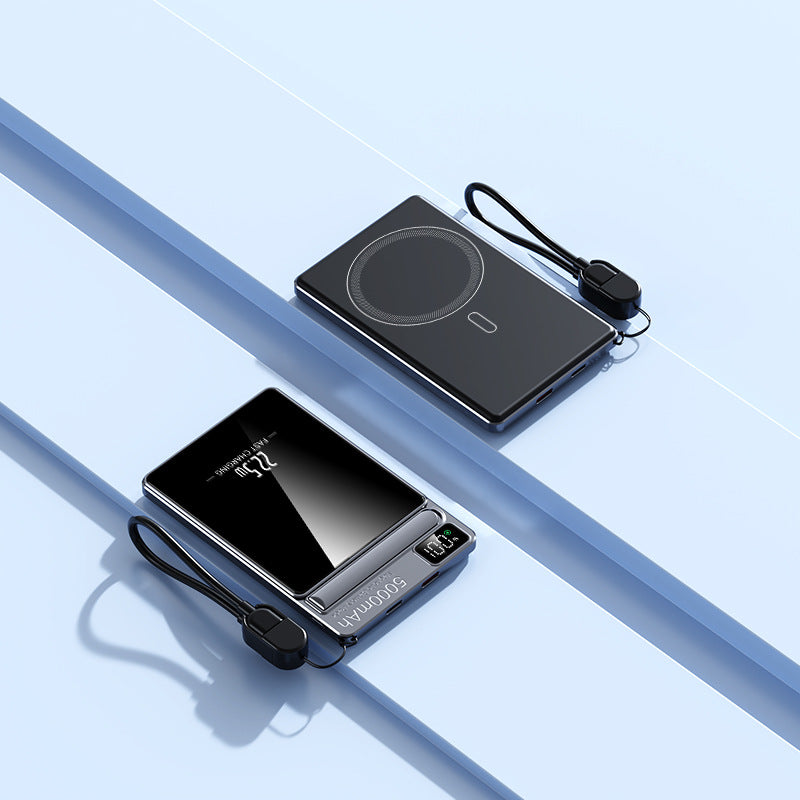 Portable power bank with wireless charging function from Stornfield