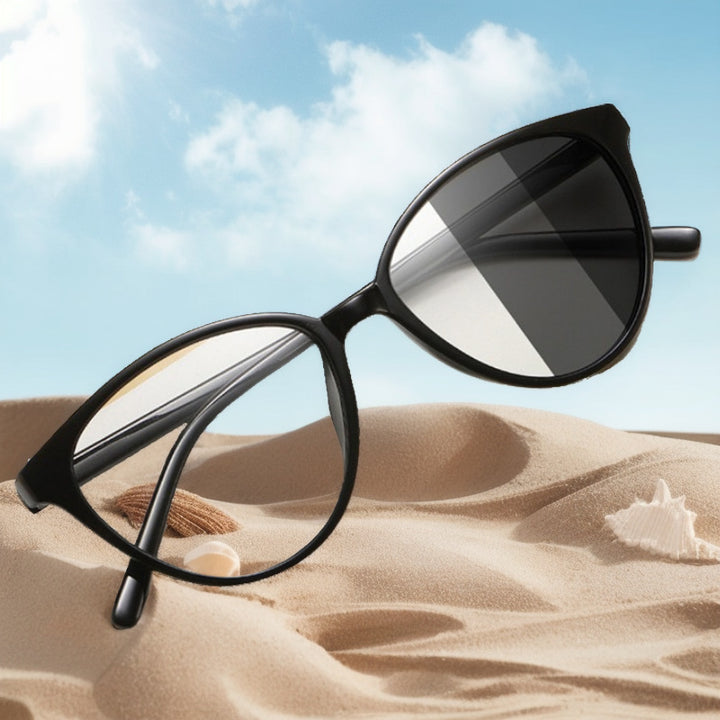 Women's trendy light-sensitive cat-eye glasses Stornfield